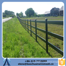 Square/Round/Oval Tubes Rail Fence & Excellent & Embedded Field/Farm Fence